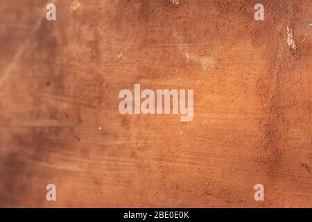 Alt rostig braun gemalt vintage schmutzig texturierten Hintergrund Makro Stockfoto