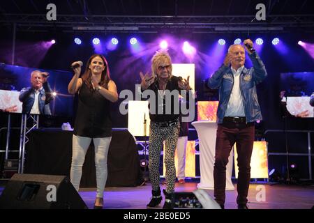 Coswig Stadtfest Musicmatch Special Bert Wollersheim Trovatos ,Jürgen und Marta Trovato 22062019 f Wehnert Stockfoto