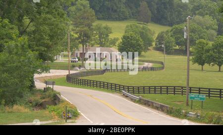 Schöne Farm in Tennessee - LEIPERS FORK, VEREINIGTE STAATEN - 17. JUNI 2019 Stockfoto