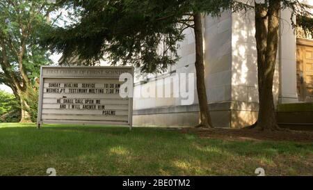 Erste Kirche Christi Wissenschaftler in Louisville - LOUISVILLE, USA - 14. JUNI 2019 Stockfoto