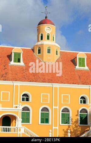 Fort Kirche in Fort Amsterdam, Punda District, Willemstad, Curacao, Karibik Stockfoto