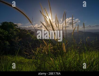 Sonnenaufgang am Broga Hill Park, Semenyih Selangor Stockfoto