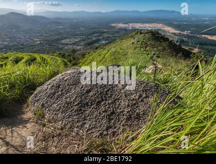 Sonnenaufgang am Broga Hill Park, Semenyih Selangor Stockfoto