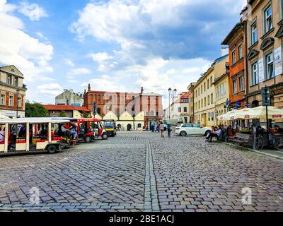 Das alte jüdische Viertel in Krakau Stockfoto