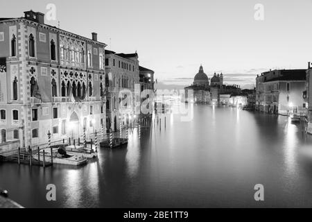 I/Venedig: Canal Grande am Morgen Stockfoto