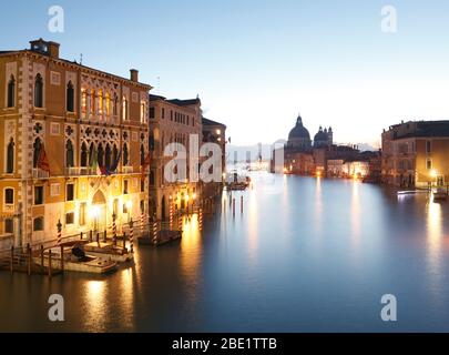 I/Venedig: Canal Grande am Morgen Stockfoto