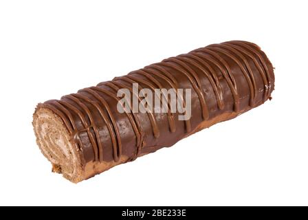 Backen Dessert süße Brötchen auf einem weißen Hintergrund Stockfoto