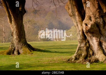 Veranstaltungsort für Hochzeiten, Heim und Veranstaltungsorte: Folkington Manor in der Nähe von Eastbourne, im South Downs National Park, East Sussex, Großbritannien Stockfoto