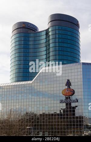 Rabobank Hauptsitz in Utrecht Stockfoto