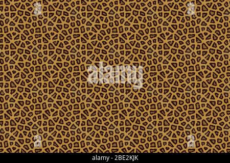 Leopard Haut Muster nahtlose Kachel Illustration Stockfoto