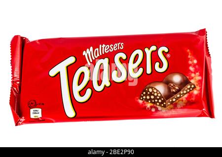 Malteser Teaser Schokoriegel, Marke Mars, Konditorei, Malteser Schokoriegel, Malteser Riegel, Schokoriegel, Riegel, Schokolade, Riegel, Teaser Stockfoto