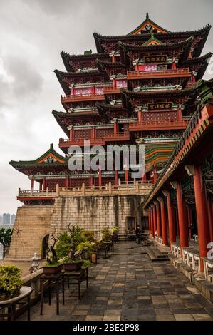 Tengwang Pavillon in Nanchang, Provinz Jiangxi, China. Stockfoto