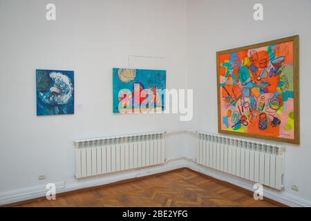 Baku, Aserbaidschan. 14.05.2019 . Ausstellungshalle des Museums. Gemäldeausstellung Galerie des Museums Stockfoto
