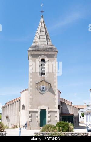 kirche von Noirmoutier Insel in Vendée Westfrankreich Stockfoto