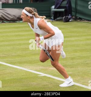 Victoria Azarenka auf Wimbledon 2019 Stockfoto