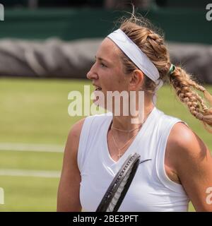 Victoria Azarenka auf Wimbledon 2019 Stockfoto