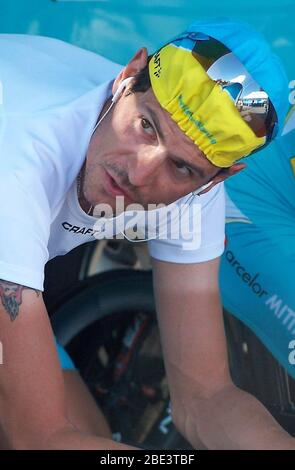 Andreas Kloden während des Tirreno Adriattico 2007, Etappe 5 Radrennen, Civitanova Marche - Civitanova Marche Alta (ITT) (20.5 km ) am 18. März 2007 in Civitanova Marche,Italie - Photo Laurent Lairys / DPPI Stockfoto