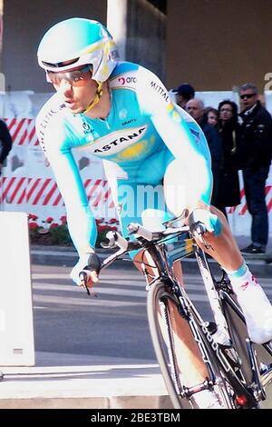 Andreas Kloden während des Tirreno Adriattico 2007, Etappe 5 Radrennen, Civitanova Marche - Civitanova Marche Alta (ITT) (20.5 km ) am 18. März 2007 in Civitanova Marche,Italie - Photo Laurent Lairys / DPPI Stockfoto