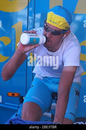 Andreas Kloden während des Tirreno Adriattico 2007, Etappe 5 Radrennen, Civitanova Marche - Civitanova Marche Alta (ITT) (20.5 km ) am 18. März 2007 in Civitanova Marche,Italie - Photo Laurent Lairys / DPPI Stockfoto