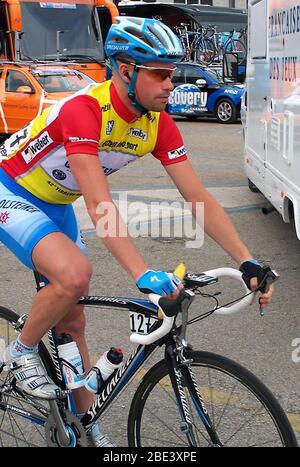 Stefan Schumacher von Gerolsteiner während des Tirreno Adriattico 2007, Etappe 6 Radrennen, San Benedetto del Tronto - San Giacomo Monti della Laga(164 km ) am 19. März 2007 in Benedetto del Tronto,Italie - Foto Laurent Lairys / DPPI Stockfoto