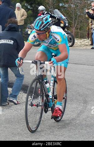 Alexandre Vinokourov von Astana während des Tirreno Adriattico 2007, Etappe 6 Radrennen, San Benedetto del Tronto - San Giacomo Monti della Laga(164 km ) am 19. März 2007 in Benedetto del Tronto,Italie - Photo Laurent Lairys / DPPI Stockfoto