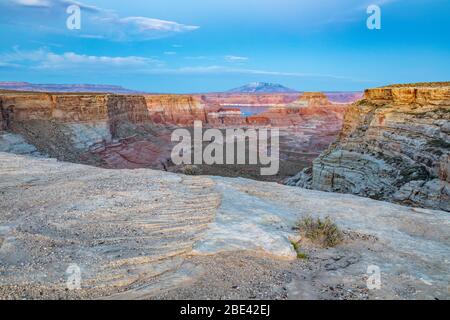 Lake Powell vom Alstrom Point in Glen Canyon National Recreation Area Stockfoto