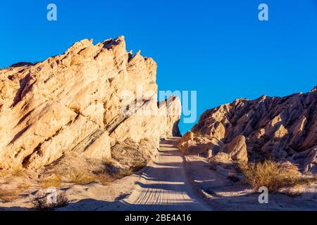 Quebrada de las Flechas; Angastaco, Salta Province, Argentinien Stockfoto