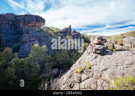 Wonderland Wanderung in den Grampians Victoria Australien Stockfoto