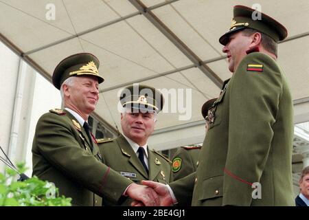 Valdas Tutkus - Kommandant der litauischen Streitkräfte 2004–2009 Stockfoto