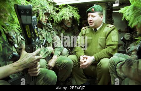 Valdas Tutkus - Kommandant der litauischen Streitkräfte 2004–2009 Stockfoto