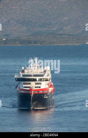 Erstgespräch von Roald Amundsen in Florø. Stockfoto