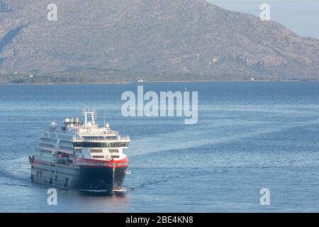 Erstgespräch von Roald Amundsen in Florø. Stockfoto