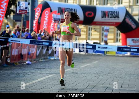 Rasa Drazdauskaite - litauische Läuferin, Olympionikin Stockfoto