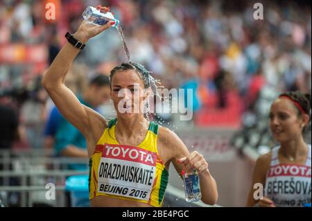 Rasa Drazdauskaite - litauische Läuferin, Olympionikin Stockfoto