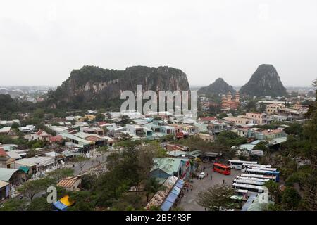 Marmorberge Stockfoto