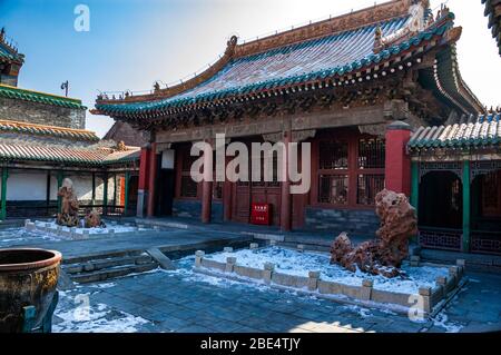 Gebäude im Kaiserlichen Palast von Shenyang, Provinz Liaoning, China. Stockfoto