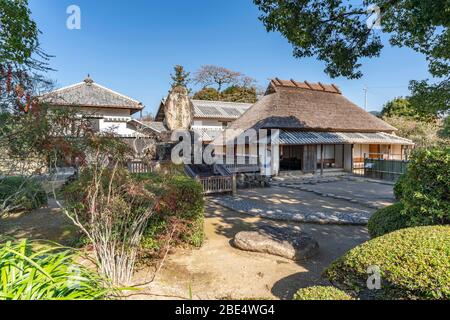 Geburtsort von Yataro Iwasaki (1835-1885), Aki, Präfektur Kochi, Japan. Stockfoto