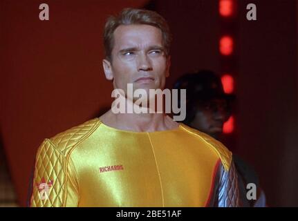 DER LAUFMANN 1987 TriStar Pictures Film mit Arnold Schwarzenegger Stockfoto