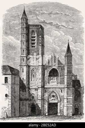 Die Kirche Saint-Paul-des-Champs, eine ehemalige Kirche in Paris, Frankreich Stockfoto