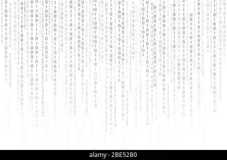 Abstrakt Technologie Hintergrund. Binäre Daten und Streaming-Binärcode Hintergrund Stockfoto