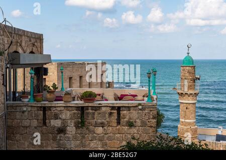 Die Al Bahr Moschee in Jaffa, Tel Aviv Stockfoto