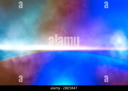 Bunte abstrakte Rauch Textur. Nebel durch Studioleuchten beleuchtet... Stockfoto