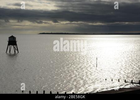 Dovercourts Low Lighthouse erbaut 1863 Stockfoto