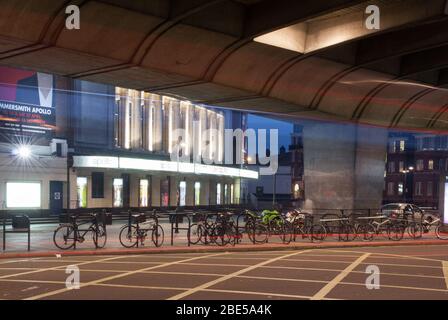 1930er Gaumont Palast Architektur Renovierung Art Deco HMV Hammersmith Apollo, 45 Queen Caroline St, Hammersmith, London W6 9QH von Robert Cromie Stockfoto