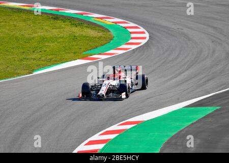 Circuit de Barcelona-Catalunya, Montmelo Spanien 20.2.2020, Formel 1 Wintertests, Robert Kubica (POL), Alfa Romeo Stockfoto