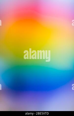 Abstrakte Fotografie mit Regenbogenfarben Stockfoto