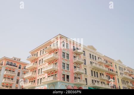 Venedig wie das Qanat Quartier im Pearl in Doha, Katar Stockfoto