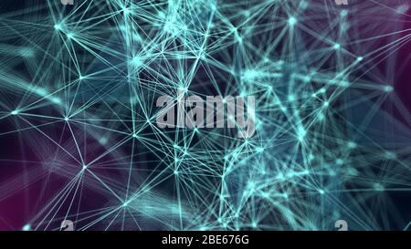 Computergenerierte Grafiken. Technischer Hintergrund. Stockfoto
