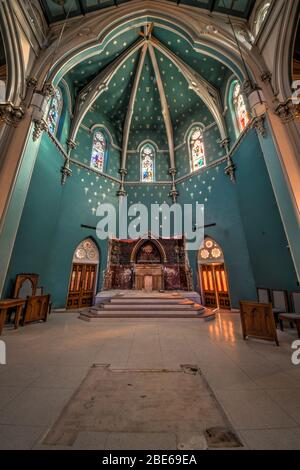 Verlassene Kirche im Nordosten der USA Stockfoto