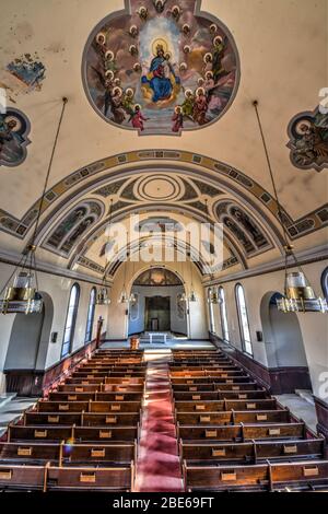 Verlassene Kirche im Nordosten der USA Stockfoto